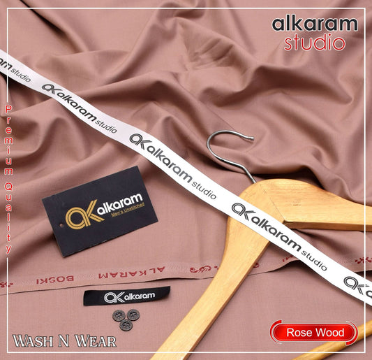 Al-Karam Boski Men Unstitched Suit NCC-045